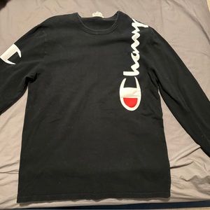 A round necked hoodie from the champion